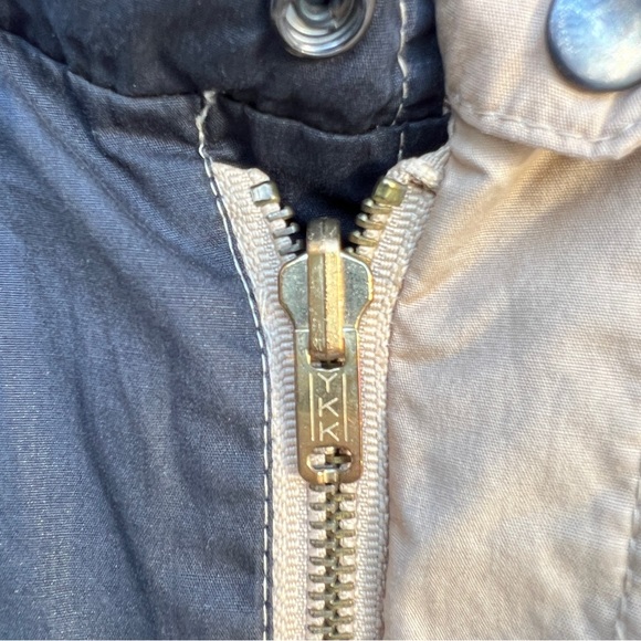 90s Dark Beige and Black Reversible Bomber Jacket - Picture 7 of 10